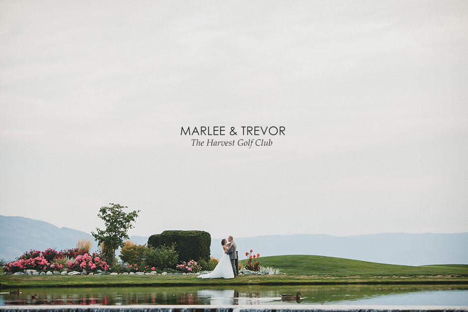Bride and Groom at Harvest Golf Club