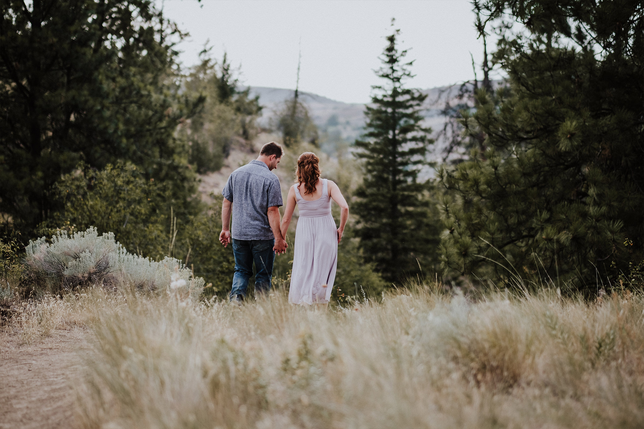 Engagement photo session in the Okanagan
